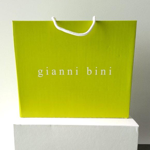 $49 NWT Gianni Bini Checkered Ankle Wrap Lace-Up Strap - Picture 11 of 12